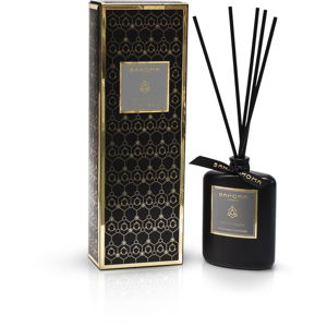 Černý vonný difuzér v krabičce s vůní jasmínu a vanilky Bahoma London Diffuser, 100 ml