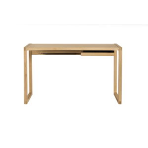 Pracovní stůl z dubového dřeva We47 Renfrew, 126 x 55 cm