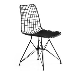 Černé kovové jídelní židle v sadě 2 ks Tivoli – Kalune Design