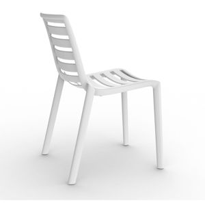 Sada 2 bílých zahradních židlí Resol Slatkat
