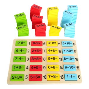 Dětská dřevěná výuková pomůcka pro matematiku Legler Number Fun