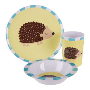 3dílný jídelní set pro děti s motivem ježka Premier Housewares