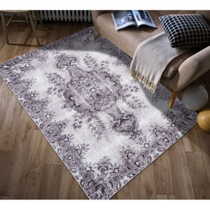 Světle šedý koberec odolný proti skvrnám Webtappeti Jasmine, 200 x 290 cm