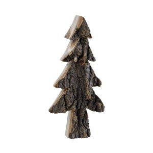 Dřevěná dekorace ve tvaru stromku Ego Dekor Bark, výška 40 cm