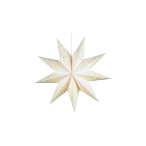 Bílá světelná dekorace s vánočním motivem ø 45 cm Solvalla – Markslöjd