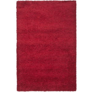 Červený koberec Safavieh Crosby Shag, 121 x 182 cm