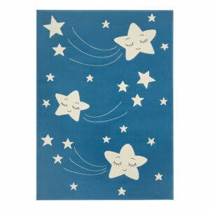 Dětský modrý koberec Hanse Home Adventures Stardust, 80 x 150 cm