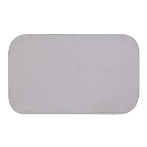 Bílá koupelnová předložka Confetti Bathmats Cotton Calypso, 50 x 80 cm