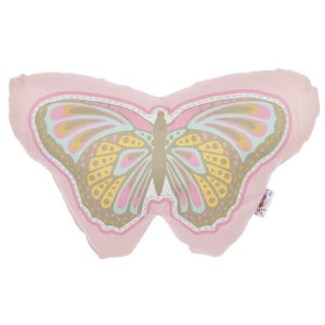 Dětský polštářek s příměsí bavlny Apolena Pillow Toy Butterfly, 30 x 18 cm