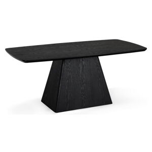 Černý jídelní stůl s deskou v dubovém dekoru 90x180 cm Star – Furnhouse