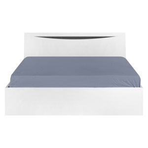 Bílá dvoulůžková postel Artemob Letty, 140 x 200 cm