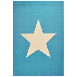 Dětský světle modrý koberec Hanse Home Star, 140 x 200 cm