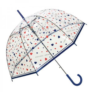 Transparentní deštník Ambiance Susino Hearts