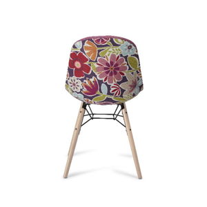 Růžová jídelní židle s nohami z bukového dřeva Furnhouse Sun