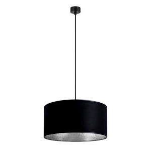 Černé stropní svítidlo s vnitřkem ve stříbrné barvě Sotto Luce Mika, ⌀ 40 cm