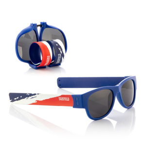 Modré sluneční srolovatelné brýle InnovaGoods Sunfold Mondial France