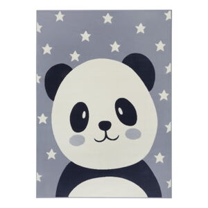 Šedý dětský koberec 170x120 cm Panda Pebbles - Hanse Home