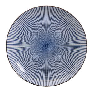 Modrý porcelánový talíř Tokyo Design Studio Yoko, ⌀ 15,5 cm