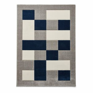 Modro-šedý koberec Think Rugs Brooklyn, 160 x 220 cm