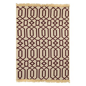 Červenobéžový koberec Ya Rugs Kenar, 60 x 90 cm