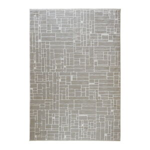 Šedo-béžový koberec 80x150 cm Jaipur – Webtappeti