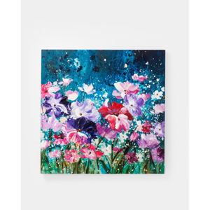 Obraz Kare Design Flower Garden, 100 x 100 cm
