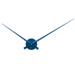 Tmavě modré hodiny Karlsson Little Big Time, ø 9 cm