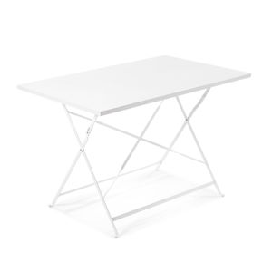 Bílý skládací stůl La Forma Alrick, 110 x 70 cm