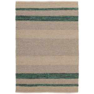 Hnědo-zelený koberec Asiatic Carpets Fields, 160 x 230 cm