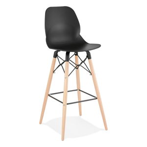 Černá barová židle Kokoon Marcel, výška sedu 75 cm