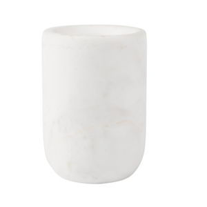 Bílá mramorová váza Zuiver Cup