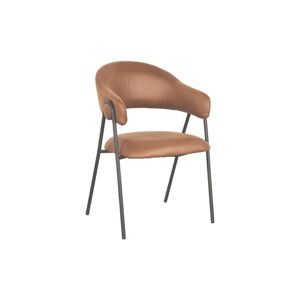 Koňakově hnědé jídelní židle v sadě 2 ks Lowen – LABEL51