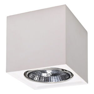 Bílé stropní svítidlo 14x14 cm Duozone – Nice Lamps