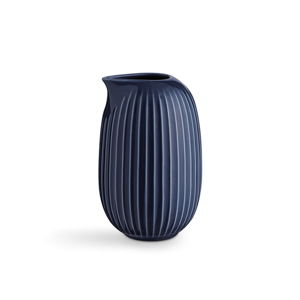Tmavě modrý porcelánový džbán Kähler Design Hammershoi, 500 ml