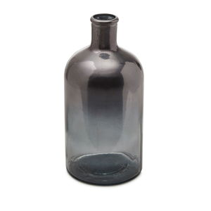 Šedá skleněná váza La Forma Witman, hloubka 23 cm
