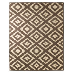 Hnědý koberec Hanse Home Hamla Diamond, 120 x 170 cm