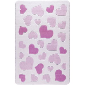 Dětský koberec Sweet Love Pink, 100 x 150 cm