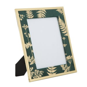 Zeleno-zlatý stolní fotorámeček Mauro Ferretti Glam, 20 x 25 cm
