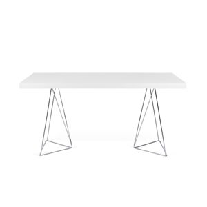 Bílý stůl TemaHome Trestle, délka 160 cm