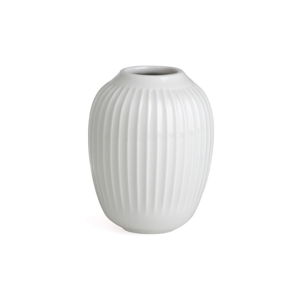 Bílá kameninová váza Kähler Design Hammershoi, výška 10 cm