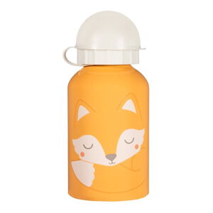 Oranžovo-bílá dětská láhev na pití Sass & Belle Woodland Fox, 250 ml