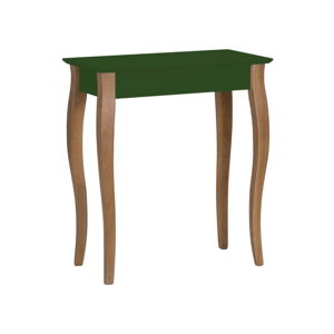 Tmavě zelený konzolový stolek Ragaba Lillo, šířka 65 cm