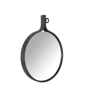 Zrcadlo v černém rámu Dutchbone Attractif, šířka 41 cm