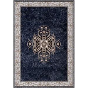Tmavě modrý koberec Vitaus Ava, 160 x 230 cm