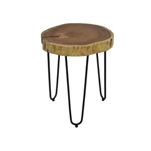 Odkládací stolek z akáciového dřeva HSM collection, Ø 35 cm