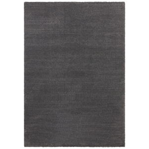 Antracitový koberec Elle Decor Glow Loos, 80 x 150 cm