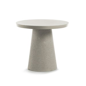 Šedý stolek La Forma Rhette, ⌀ 90 cm