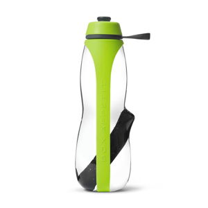 Zelená sportovní filtrační lahev s binchotanem Black + Blum Eau Good Duo, 700 ml