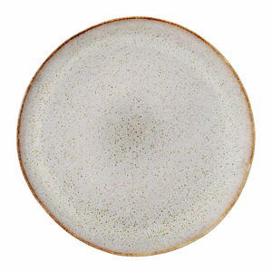 Šedý kameninový talíř Bloomingville Sandrine, ø 28,5 cm