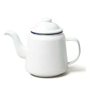 Bílá smaltovaná čajová konvička Falcon Enamelware, 1 l